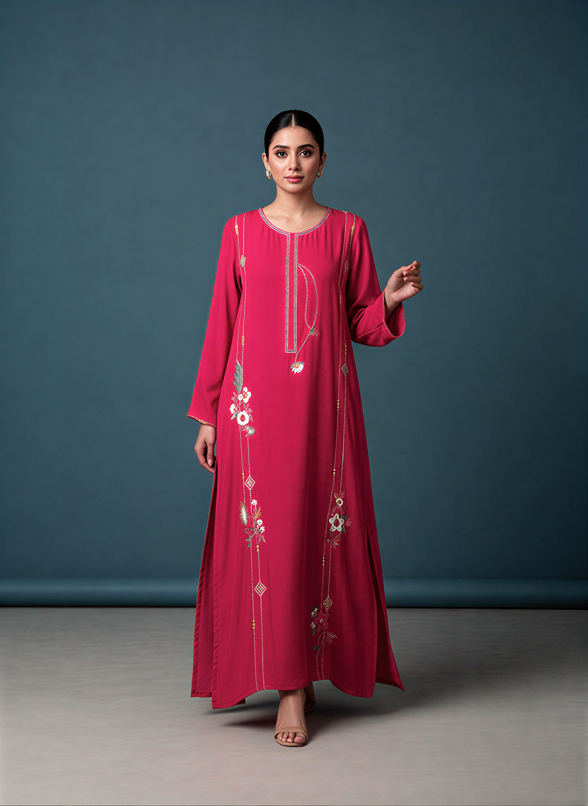 Fuchsia Kaftan