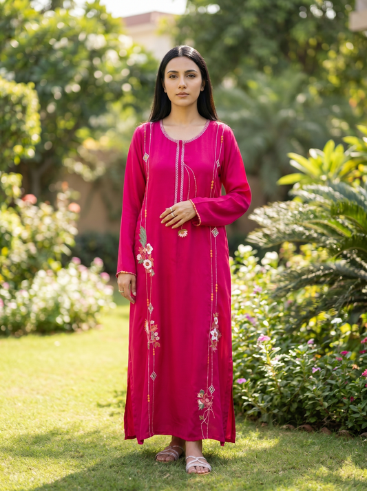 Fuchsia Kaftan